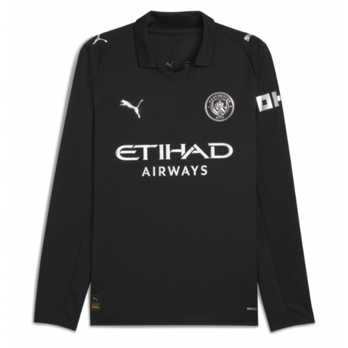 Billige Fotballdrakt Manchester City Replika Bortedrakt 2025-26 Langermet Billige Fotballdrakt Manchester City Replika Bortedrakt 2025-26 Langermet